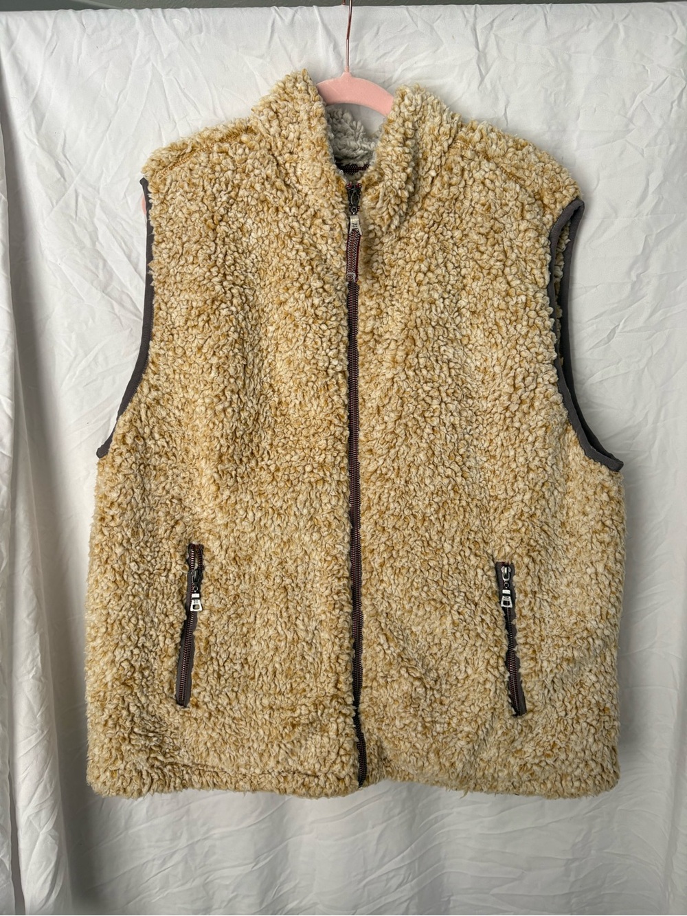 Cozy Sherpa Zip-Up Vest